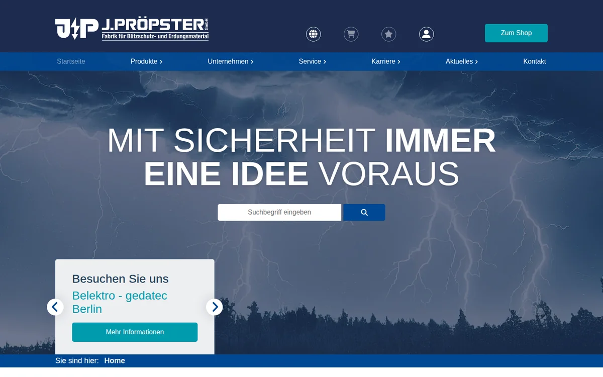 J. Pröpster GmbH – TYPO3 System-Architektur, Migration & Technisches SEO